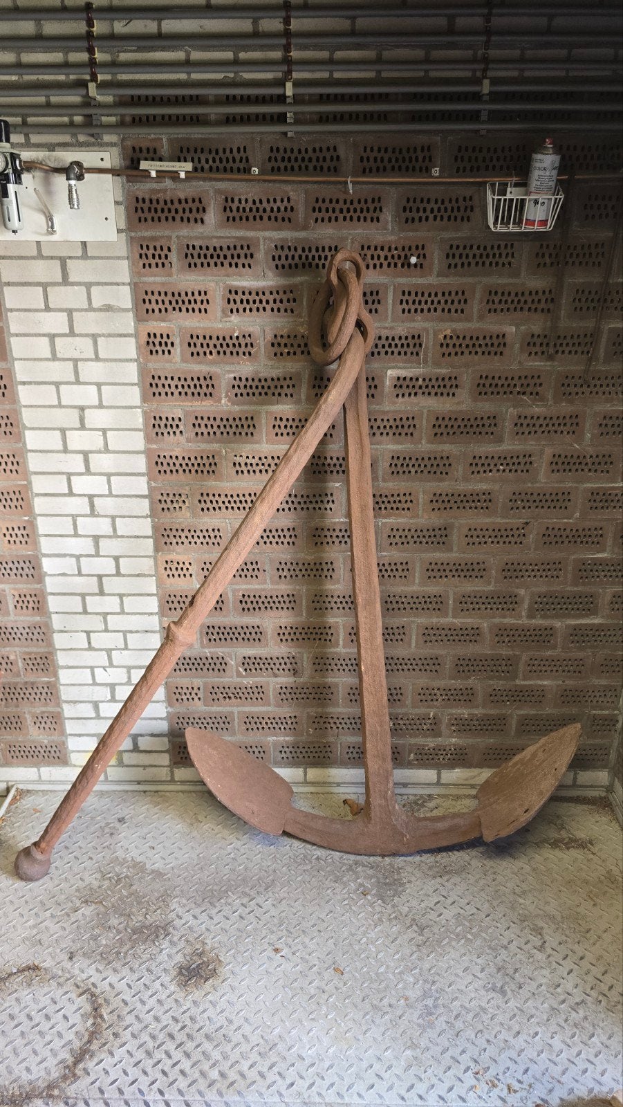 Oud scheepsanker - Decoratief en robuust, Antiek en Kunst, Antiek | Overige Antiek, Ophalen of Verzenden