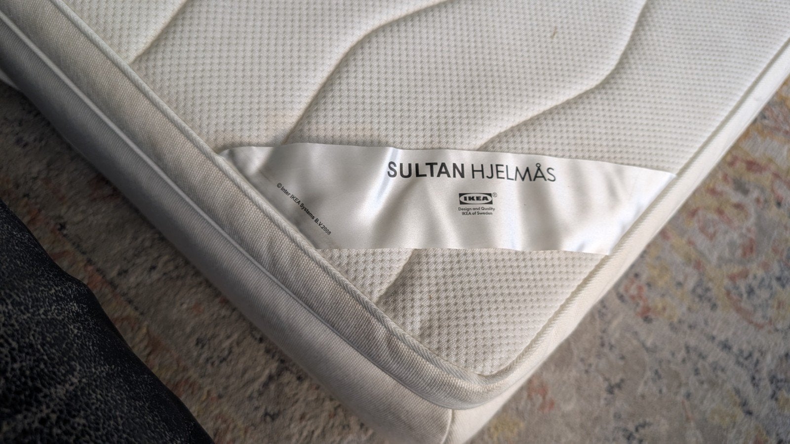 Veren matras met topper 160x200 nauwelijks gebruikt, Ophalen, Tweepersoons, 160 cm