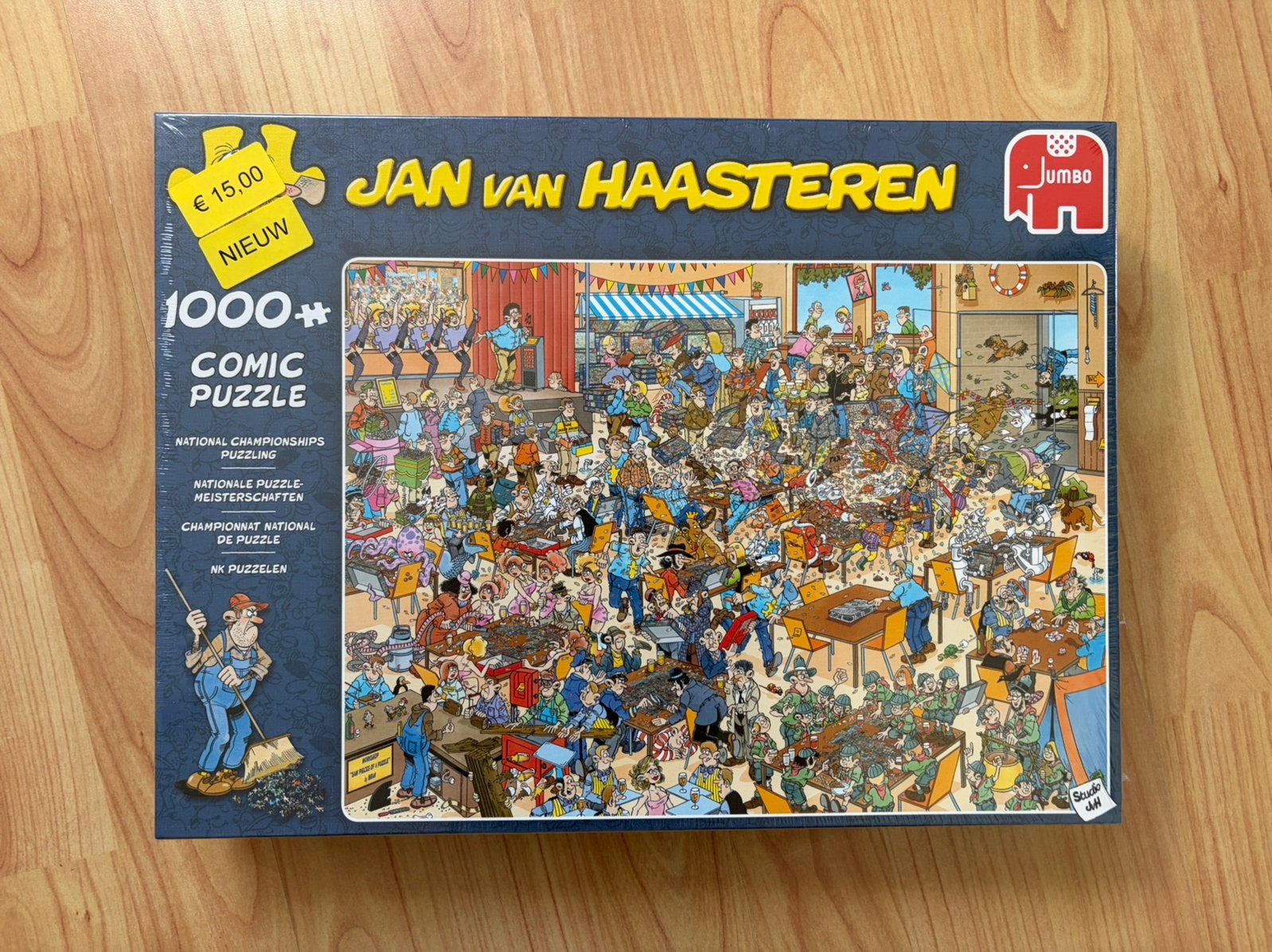 Jan van Haasteren 1000 NK PUZZELEN, Ophalen of Verzenden, 500 t/m 1500 stukjes, Nieuw