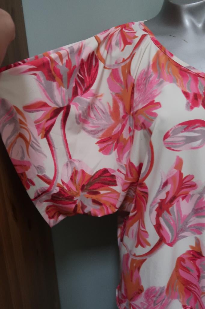 Norah prachtig shirt roze wit wijde mouwen mt 36, Ophalen of Verzenden, Zo goed als nieuw, Norah, Roze