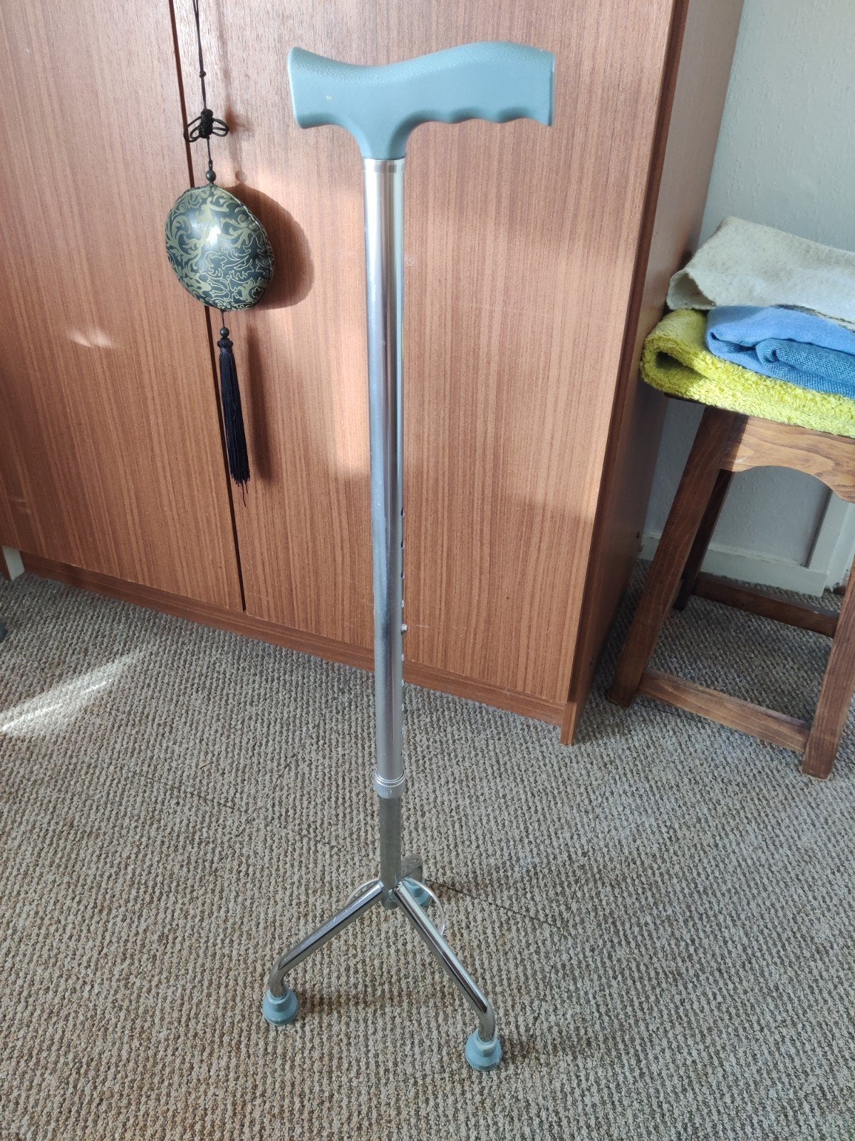 Aluminium loopstok, Ophalen