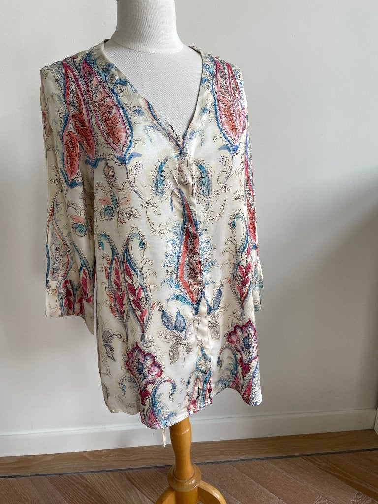Peter Hahn: Prachtig, super zacht bloesje. Maat 40, Kleding | Dames, Blouses en Tunieken, Peter Hahn, Ophalen of Verzenden, Zo goed als nieuw