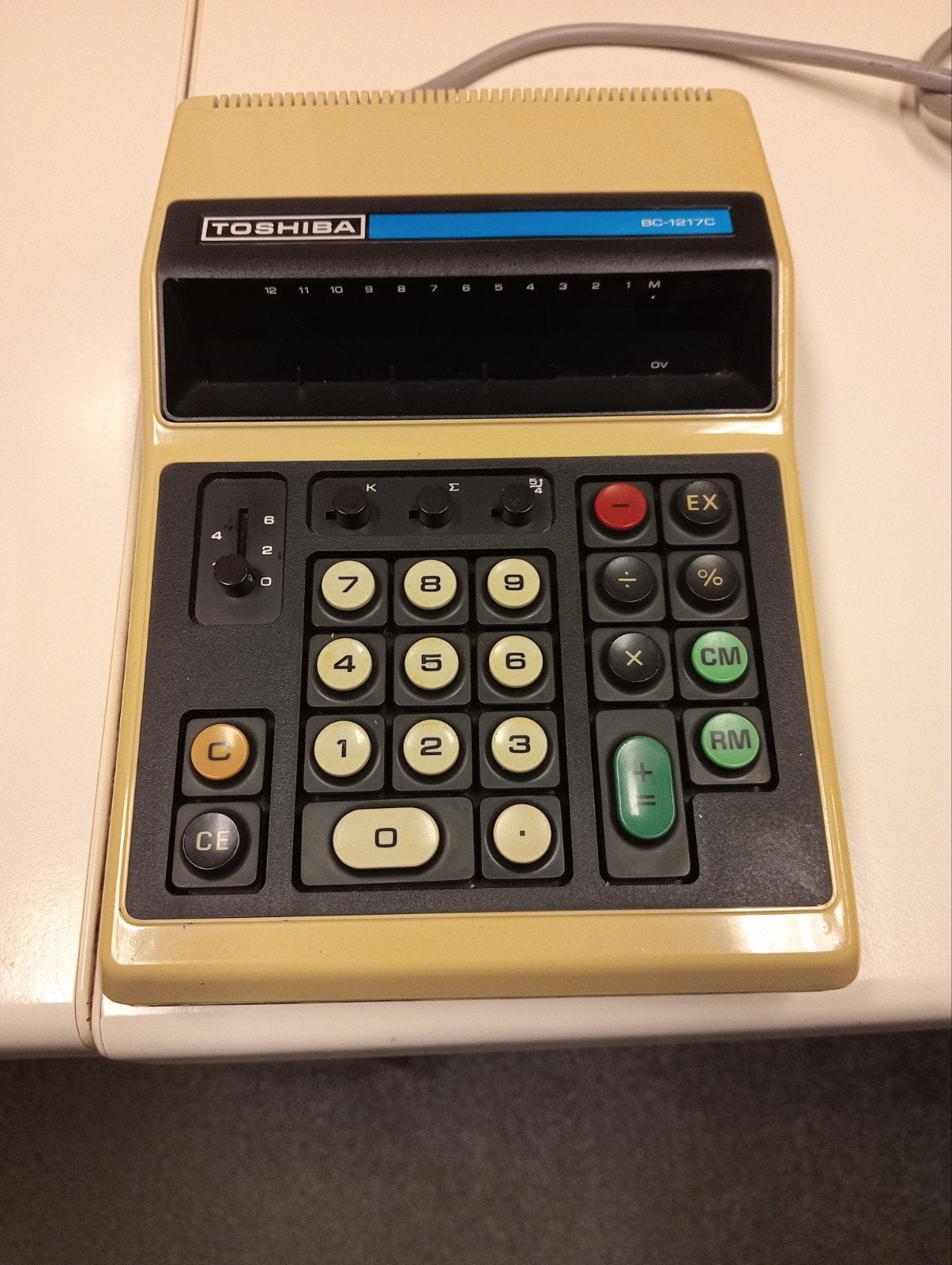 Toshiba BC-1217C  Rekenmachine in Nieuwstaat, Ophalen, Zo goed als nieuw, Toshiba, Toshiba