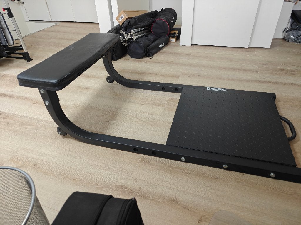 PTessentials Hip Thruster Bench - Maximus Gluteus, Ophalen, Zo goed als nieuw, Benen, Fitnessbank
