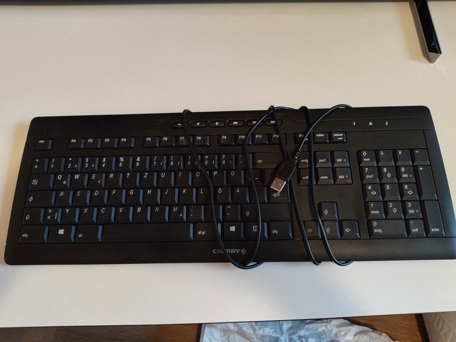 Cherry bedraad toetsenbord (Duitse indeling), Ophalen, Gebruikt, Cherry, Qwertz