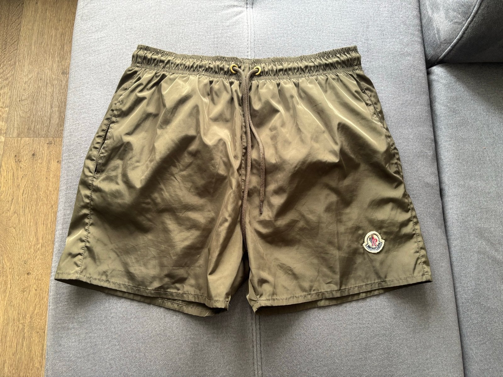 Moncler Zwemshort - Maat M, Kleding | Heren, Badmode en Zwemkleding, Ophalen of Verzenden, Maat 48/50 (M), Groen, Zwemshort