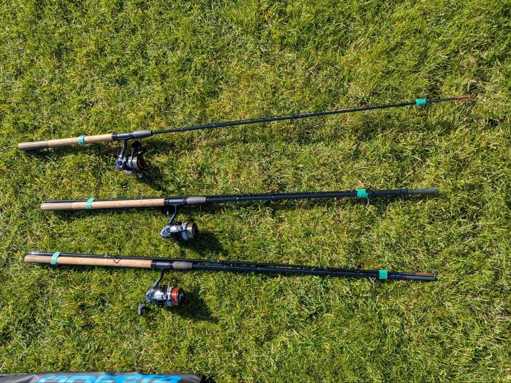 Te koop 3 X Cresta Blackthorne feederhengels, Ophalen of Verzenden, Overige typen