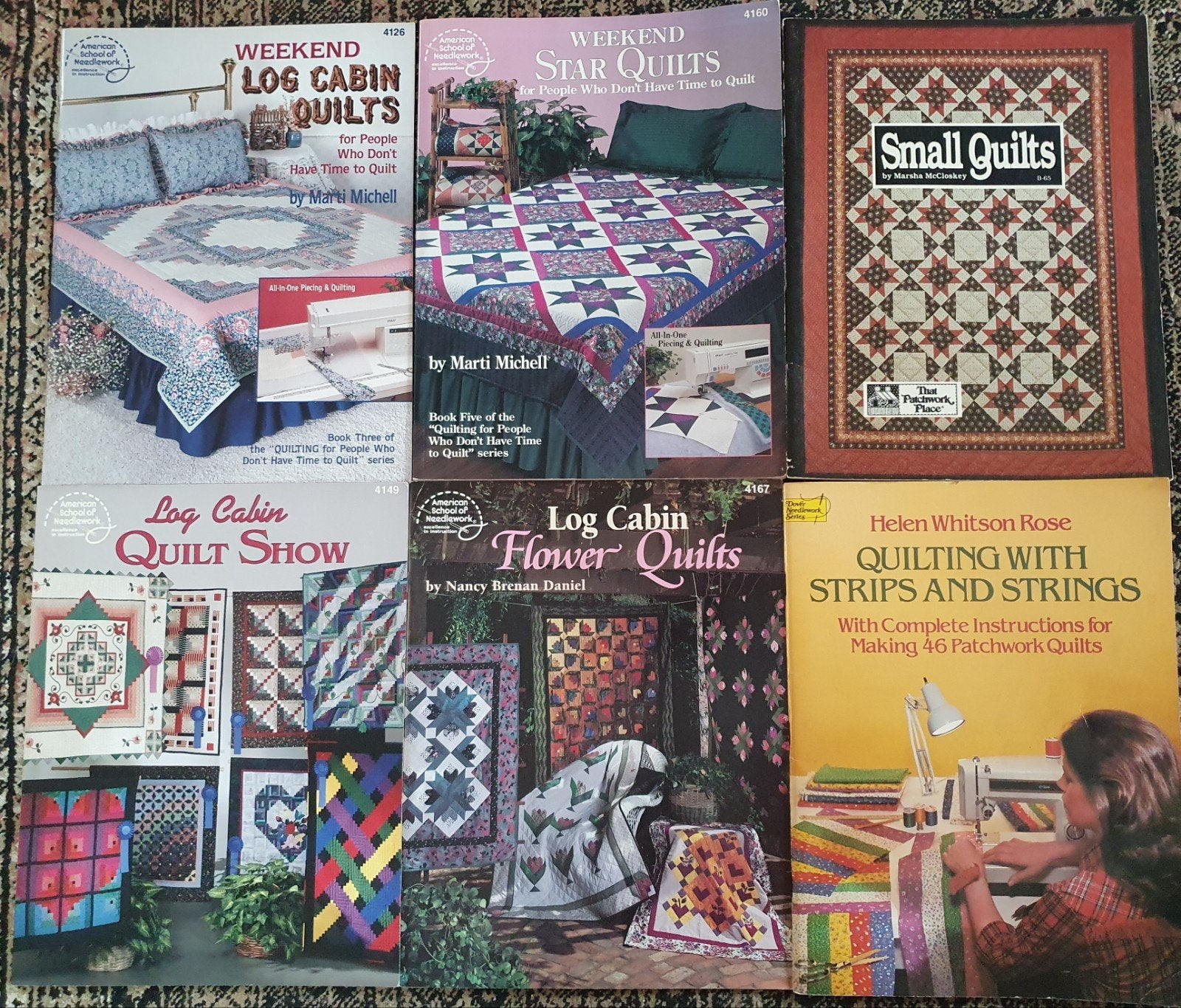 11 vintage amerikaanse quiltboeken jaren 80 / 90, Verzenden, Zo goed als nieuw