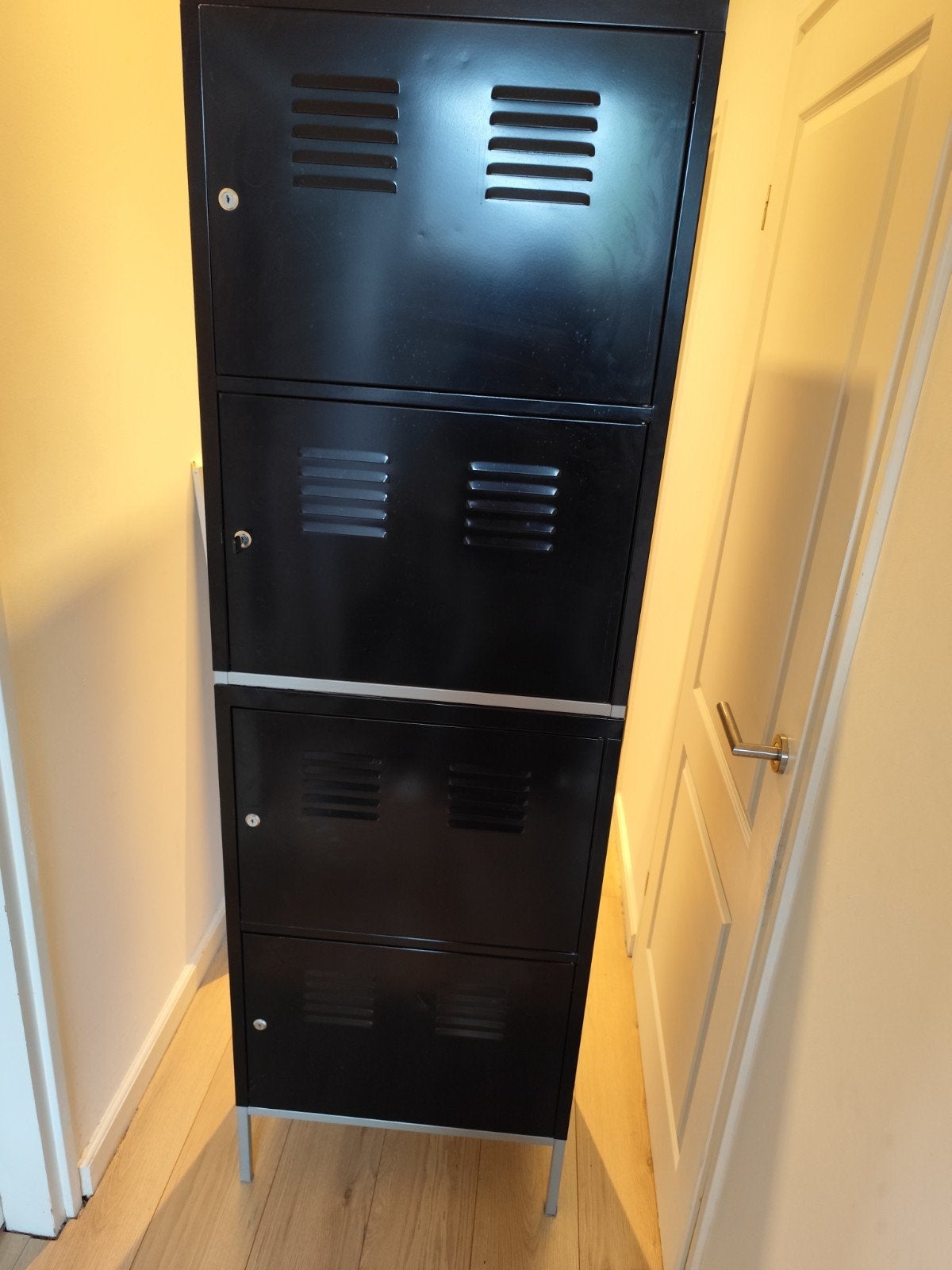 IKEA Lockerkast Zwart - 190x60x40 cm, Ophalen, Gebruikt, Industriële