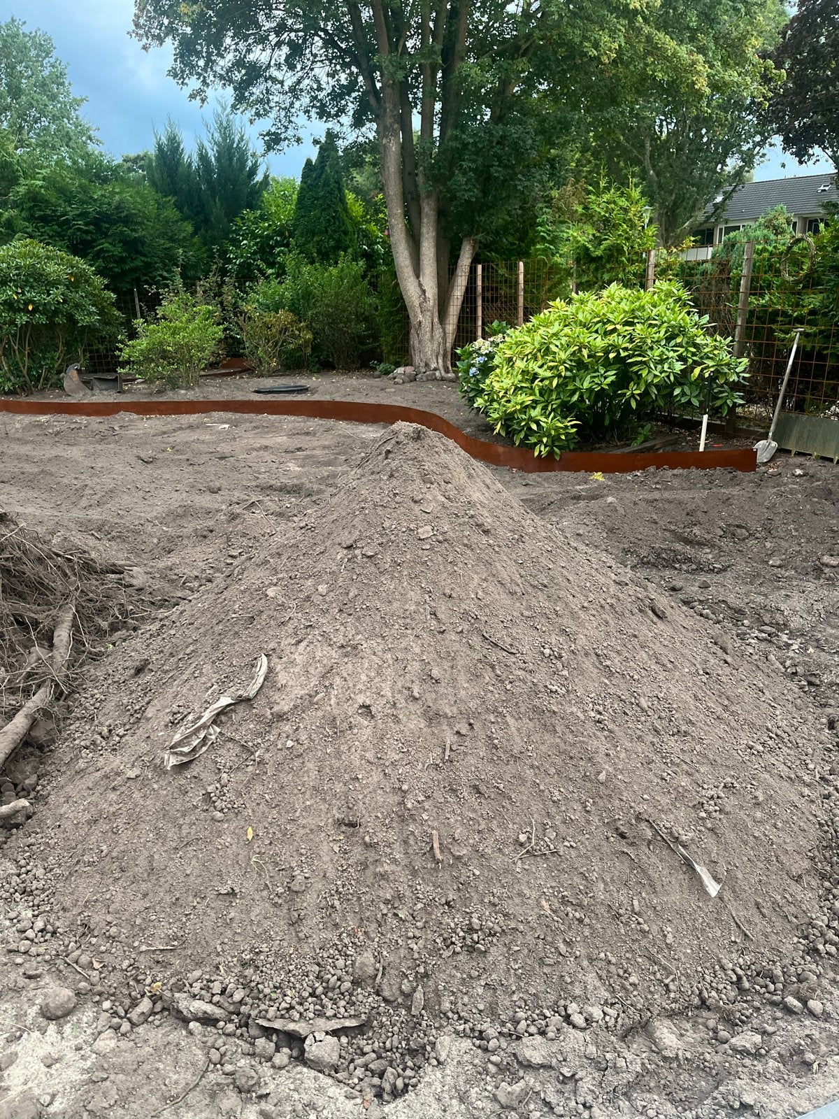 Gratis grond af te halen / graafmachine aanwezig / gezeefd, Tuin en Terras, Zand, Ophalen, Gebruikt, Ophoogzand