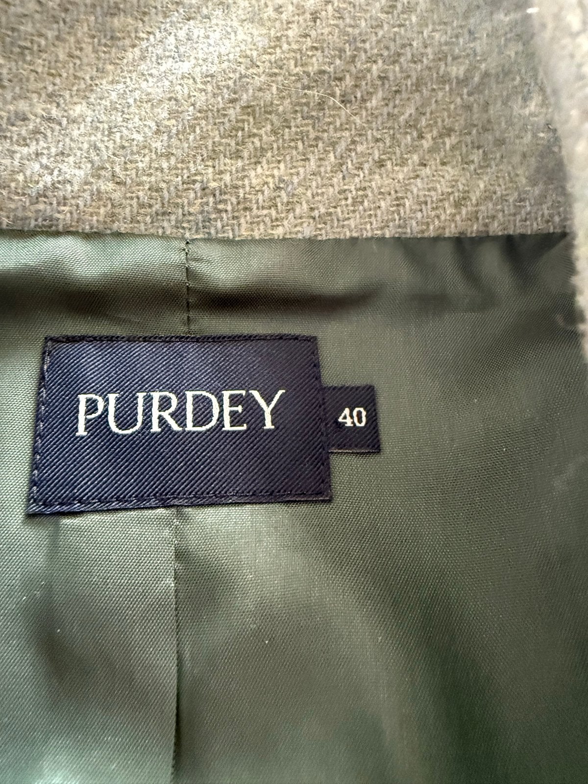 Lichtgroene lange Purdey blazer maat 40, Kleding | Dames, Ophalen of Verzenden, Zo goed als nieuw, Maat 38/40 (M), Groen