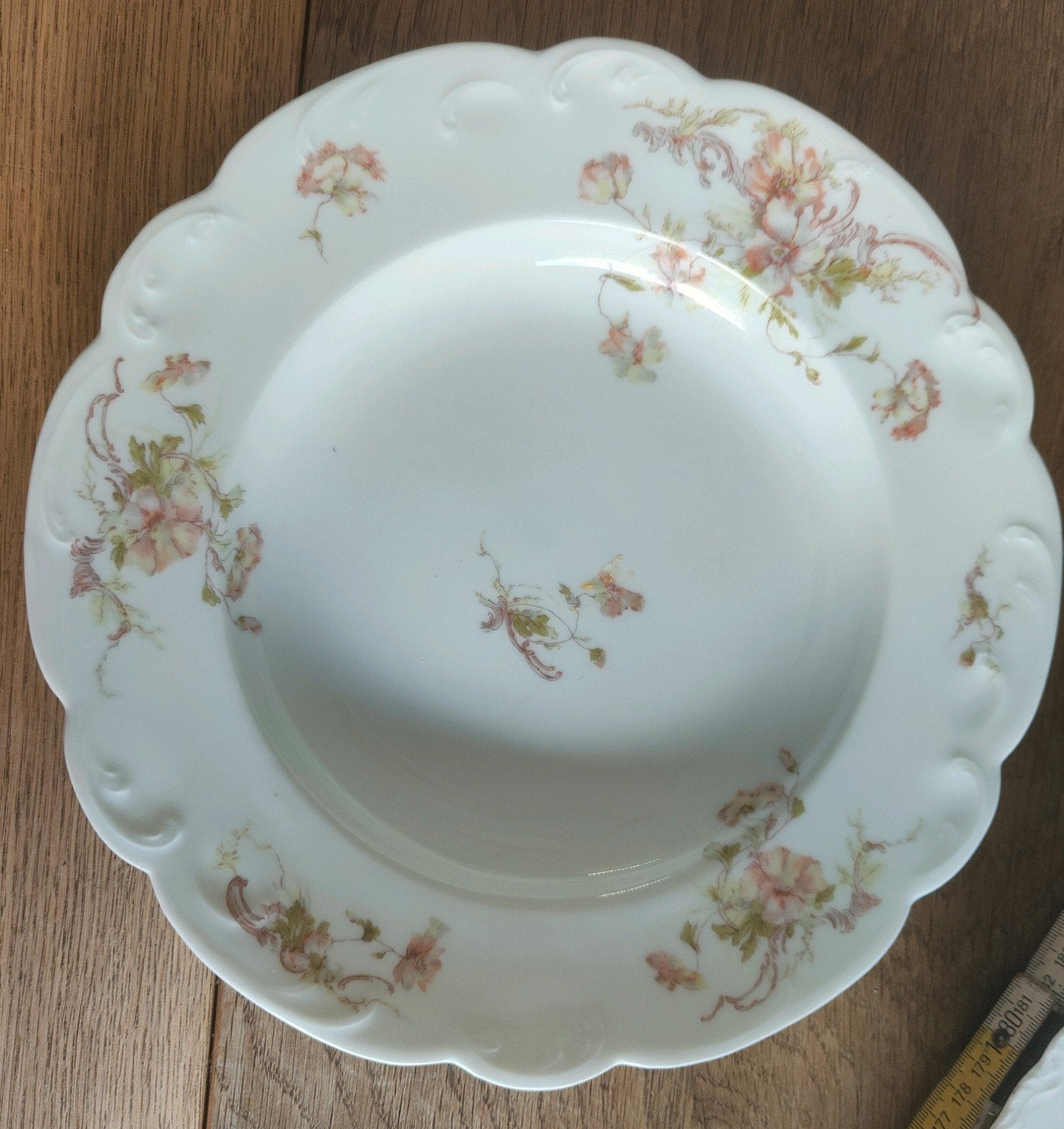 Antiek Limoges Diepbord Porselein A. Lanternier & Co., Antiek en Kunst, Antiek | Schalen, Ophalen of Verzenden