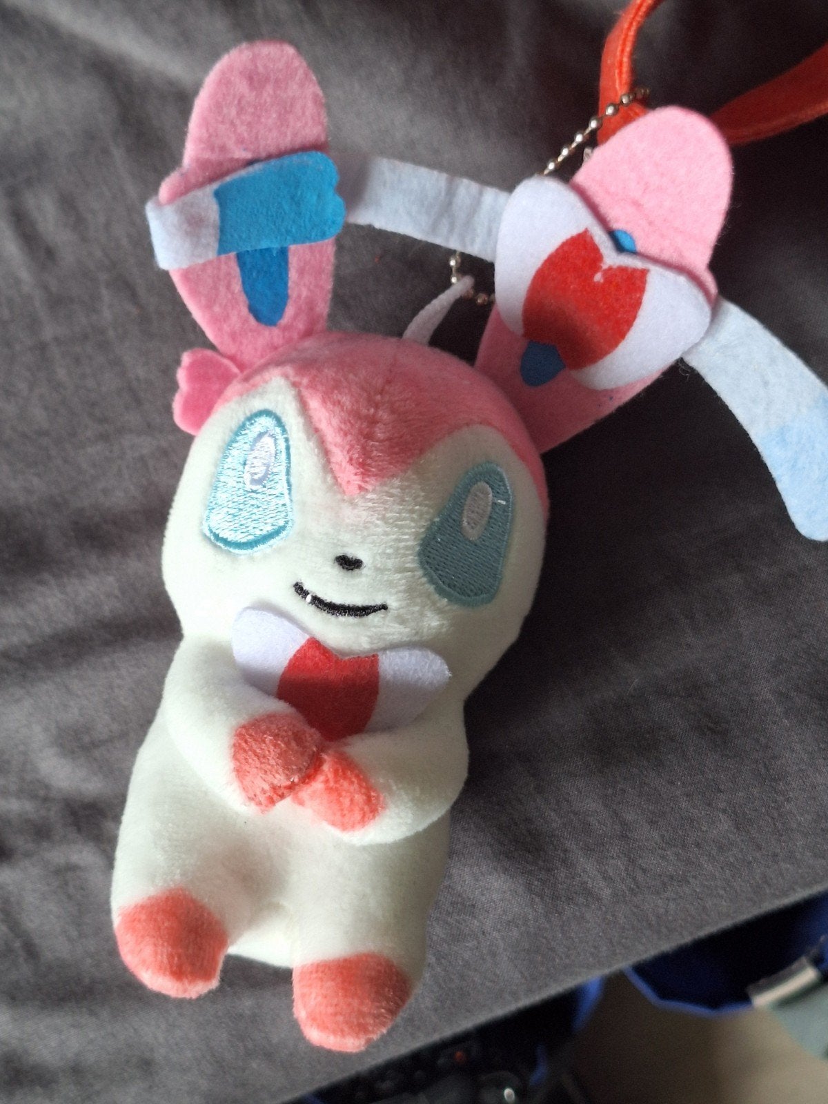Sylveon sleutelhanger / tashanger pluche onofficieel, Ophalen, Overige merken, Overige typen, Zo goed als nieuw