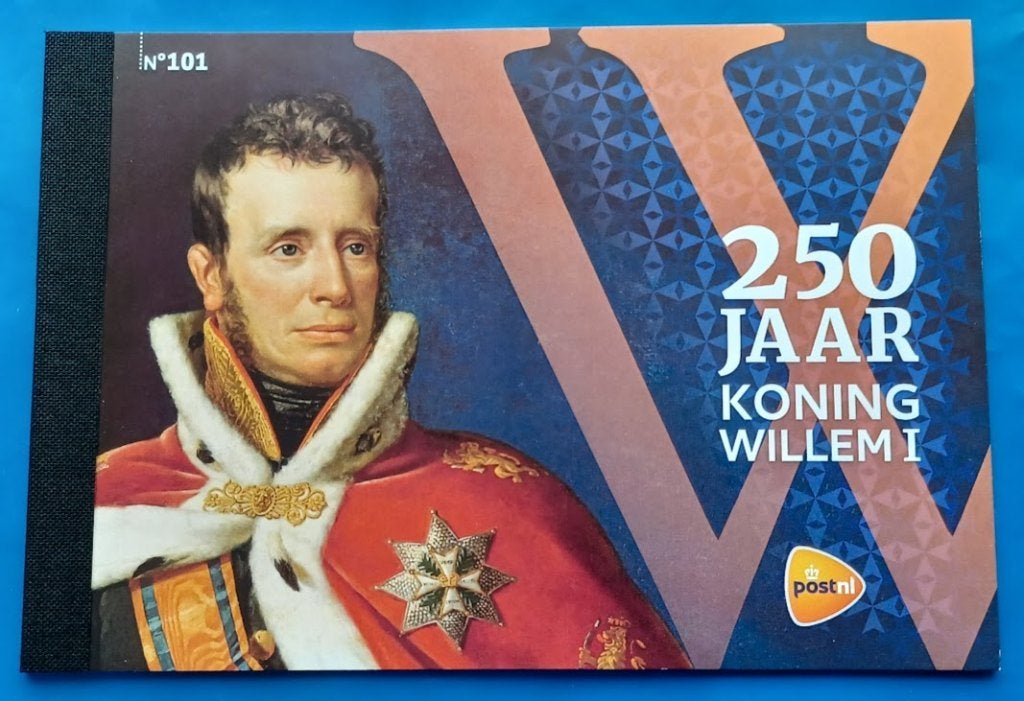 Prestigeboekje 101 - 250 jaar koning Willem I, Postzegels en Munten, Postzegels | Nederland, Verzenden, Na 1940, Postfris
