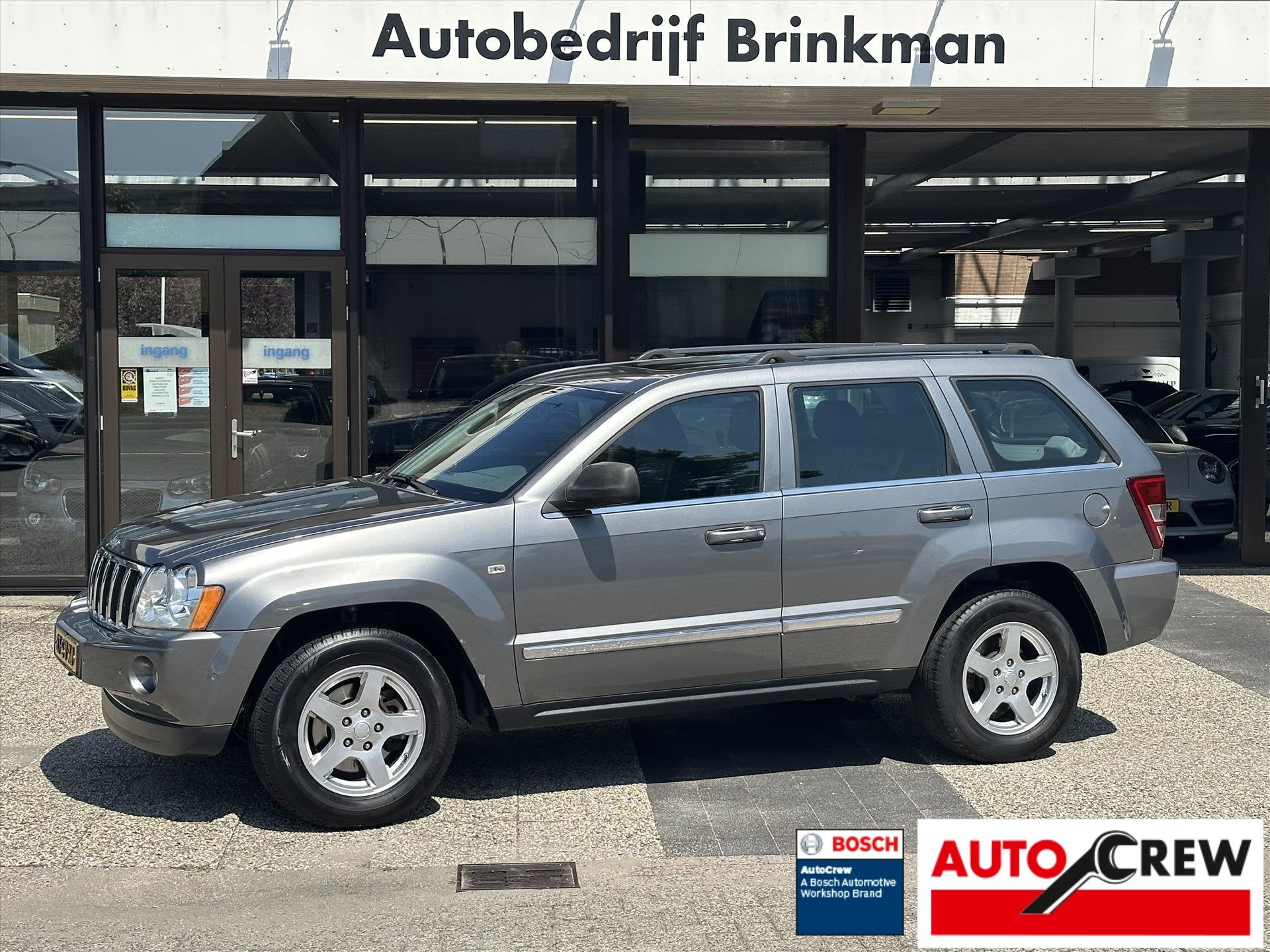 JEEP Grand-Cherokee 4.7 I V8 AUT Limited, Auto's, Jeep, Automaat, Gebruikt, Zilver of Grijs, 750 kg