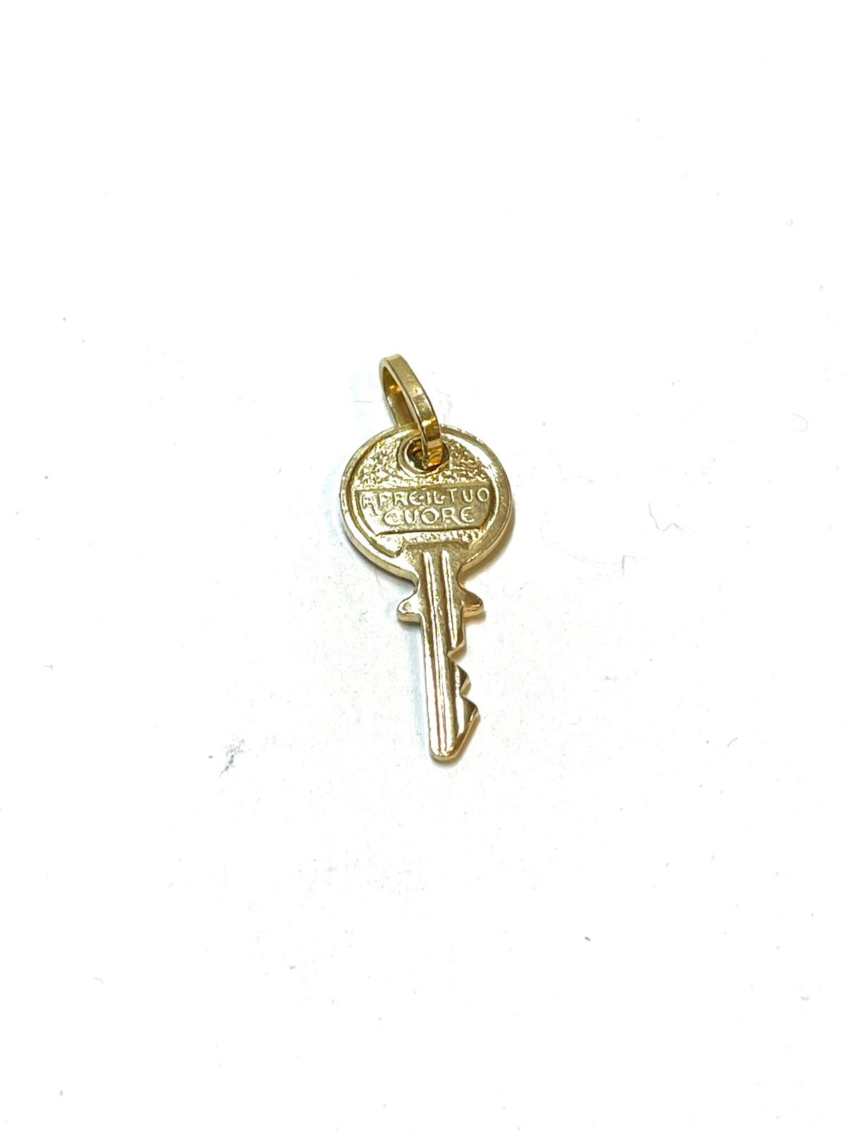 18k gouden sleutel hanger, Overige voorstellingen, -, -, Ophalen of Verzenden