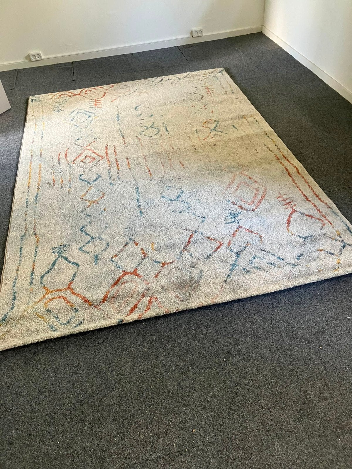vloerkleed, Huis en Inrichting, Ophalen, Gebruikt, Beige, 150 tot 200 cm