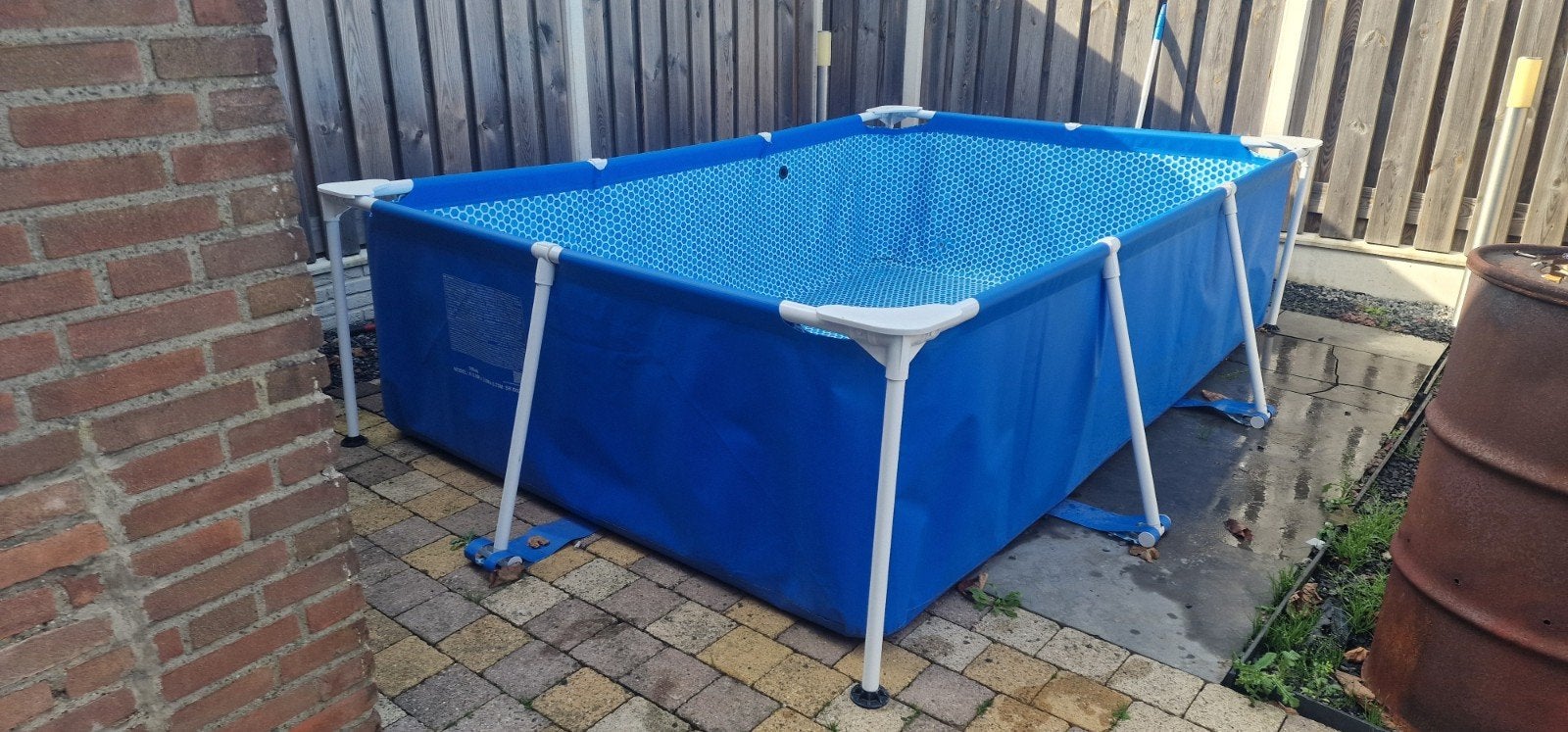 gratis intex zwembad 3x2x76 op te halen!, Ophalen, Gebruikt, Minder dan 80 cm, Opzetzwembad
