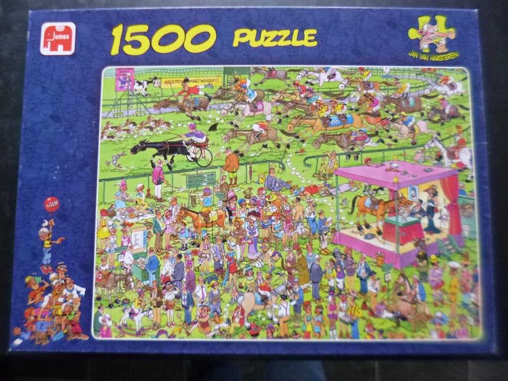 Legpuzzels Jan van Haasteren 1500 stukjes, Ophalen of Verzenden, 500 t/m 1500 stukjes, Zo goed als nieuw, Legpuzzel