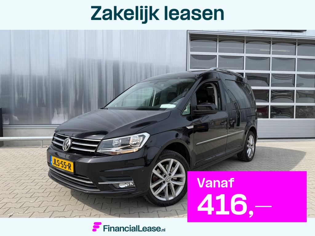 Volkswagen CADDY Combi 1.4 TSI Highline / rolstoel / scootmo, 125 pk, Gebruikt, 700 kg, Zwart