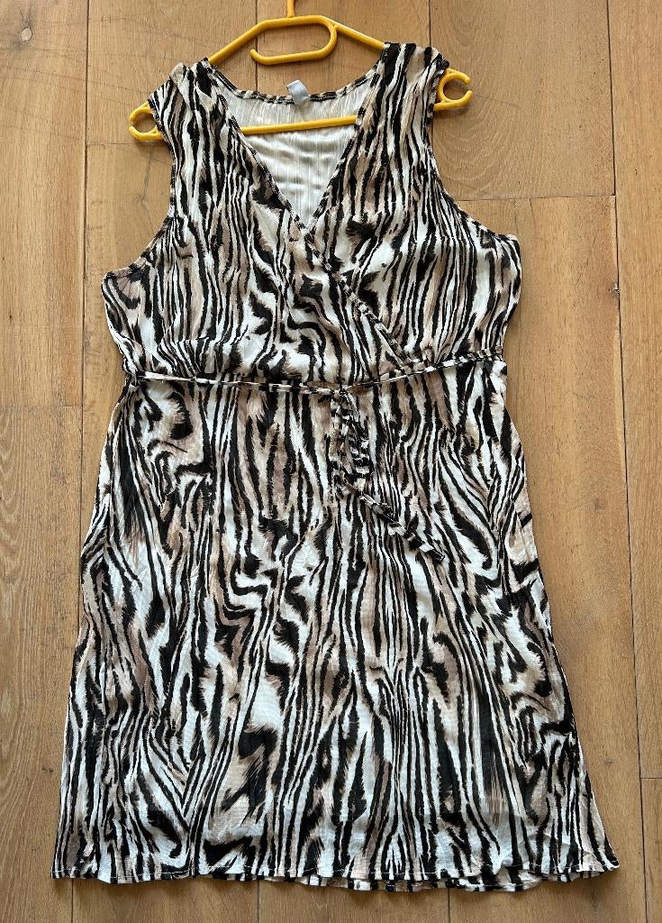 MS Mode zomerse jurk mt XXL, Bruin, Maat 46/48 (XL) of groter, Ophalen of Verzenden, Zo goed als nieuw