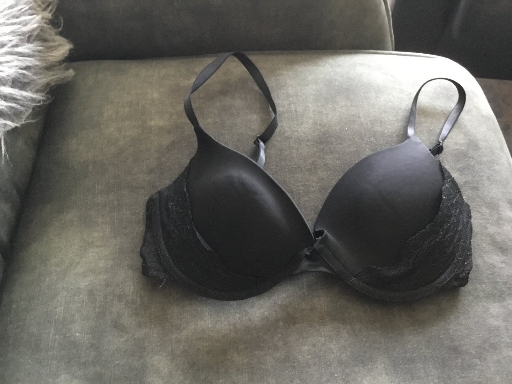 Nieuw zwarte BH 70C Calvin Klein, Ophalen, Zwart, BH
