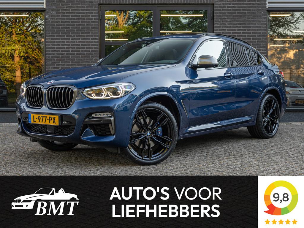BMW X4 G02 M40i High Executive / Head Up / Pano / Adaptive, Automaat, 1800 kg, Gebruikt, Blauw
