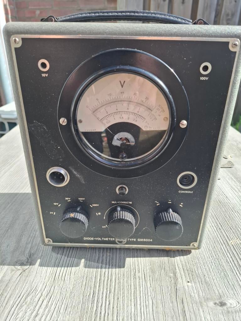 Philips Diode Voltmeter GM6004 - Werking Onbekend, Antiek en Kunst, Ophalen of Verzenden