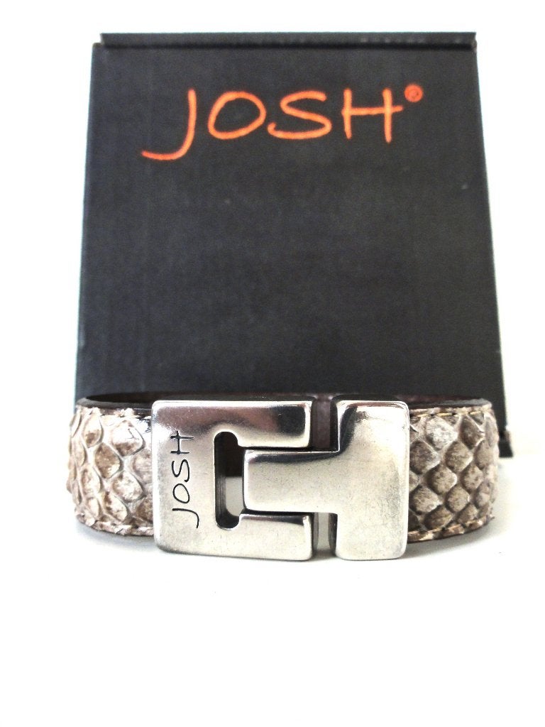 Nieuwe Josh heren armband, Verzenden, Nieuw, Bruin, Leer