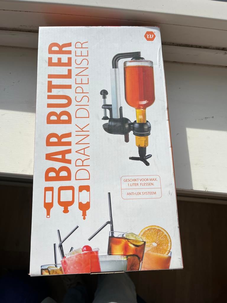 Bar Butler Drank Dispenser - Nieuw in doos, Ophalen, Overige typen, Nieuw, Zwart