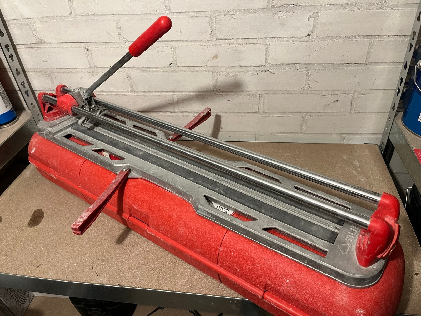 Rubi STAR-63 tegelsnijder met koffer, Doe-het-zelf en Verbouw, Gereedschap | Handgereedschap, Ophalen, Gebruikt, Snijgereedschap