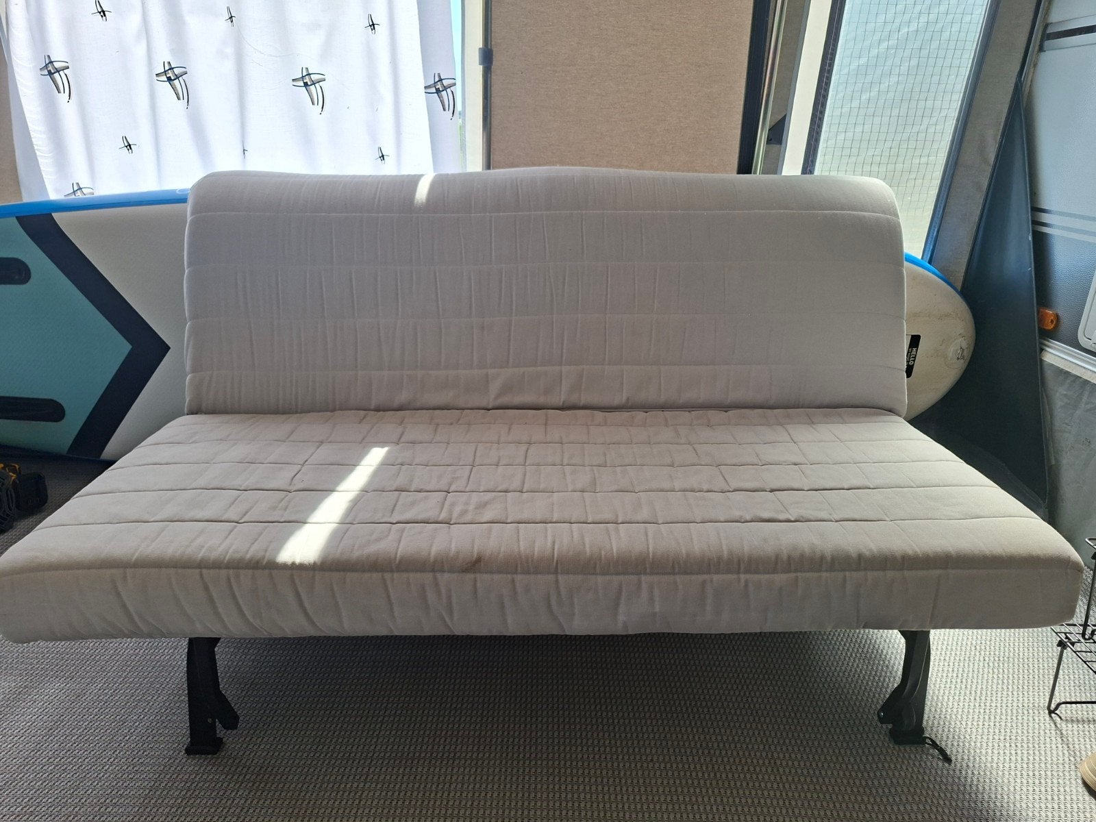 Slaapbank ikea lycksele, Ophalen, Zo goed als nieuw, Tweepersoons, 140 cm