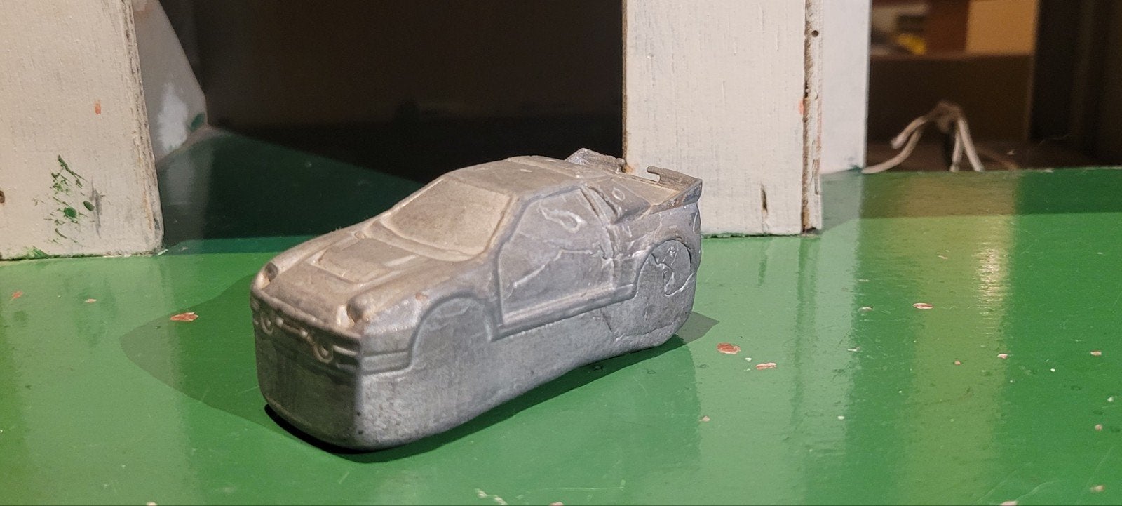 Mal oid van een Ford RS200 van tin of zink iig massief, Ophalen of Verzenden, Gebruikt, Auto, Overige merken