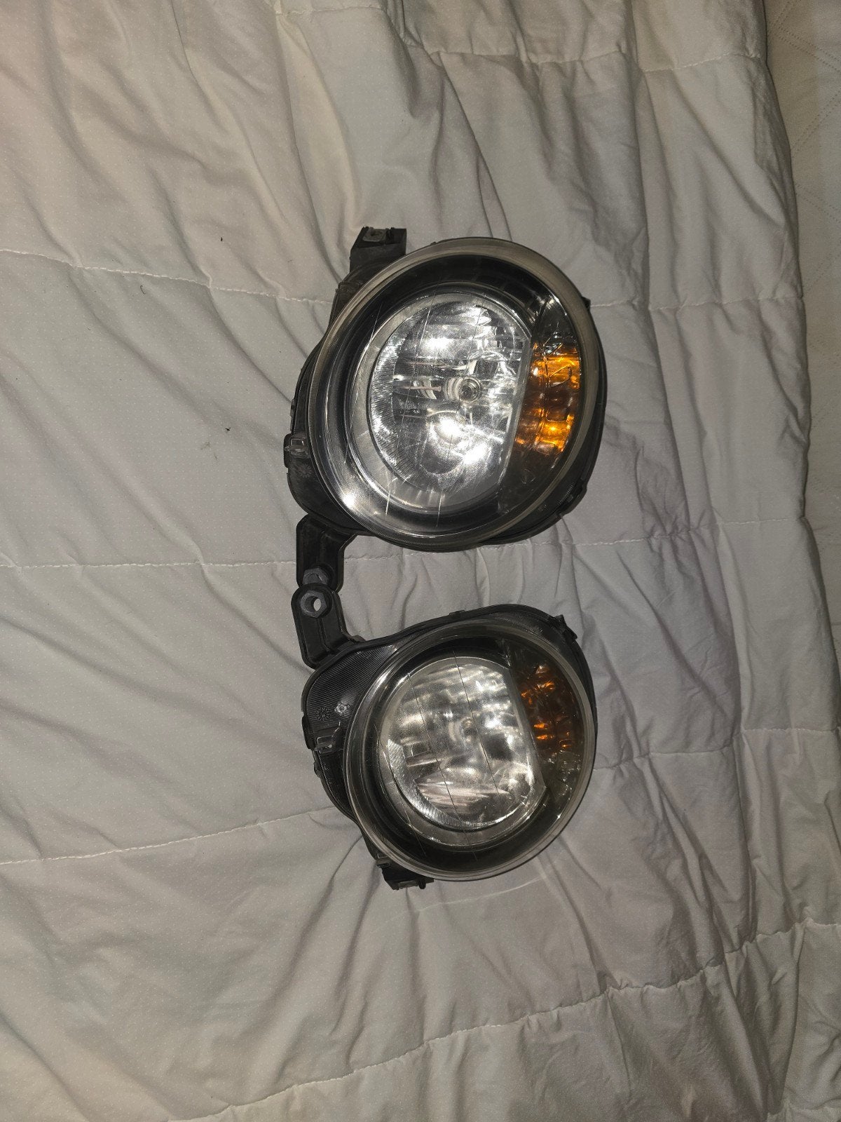 Koplampen Fiat 500 (312) 2007 t/m 2024, Auto-onderdelen, Verlichting, Ophalen, Gebruikt, Fiat