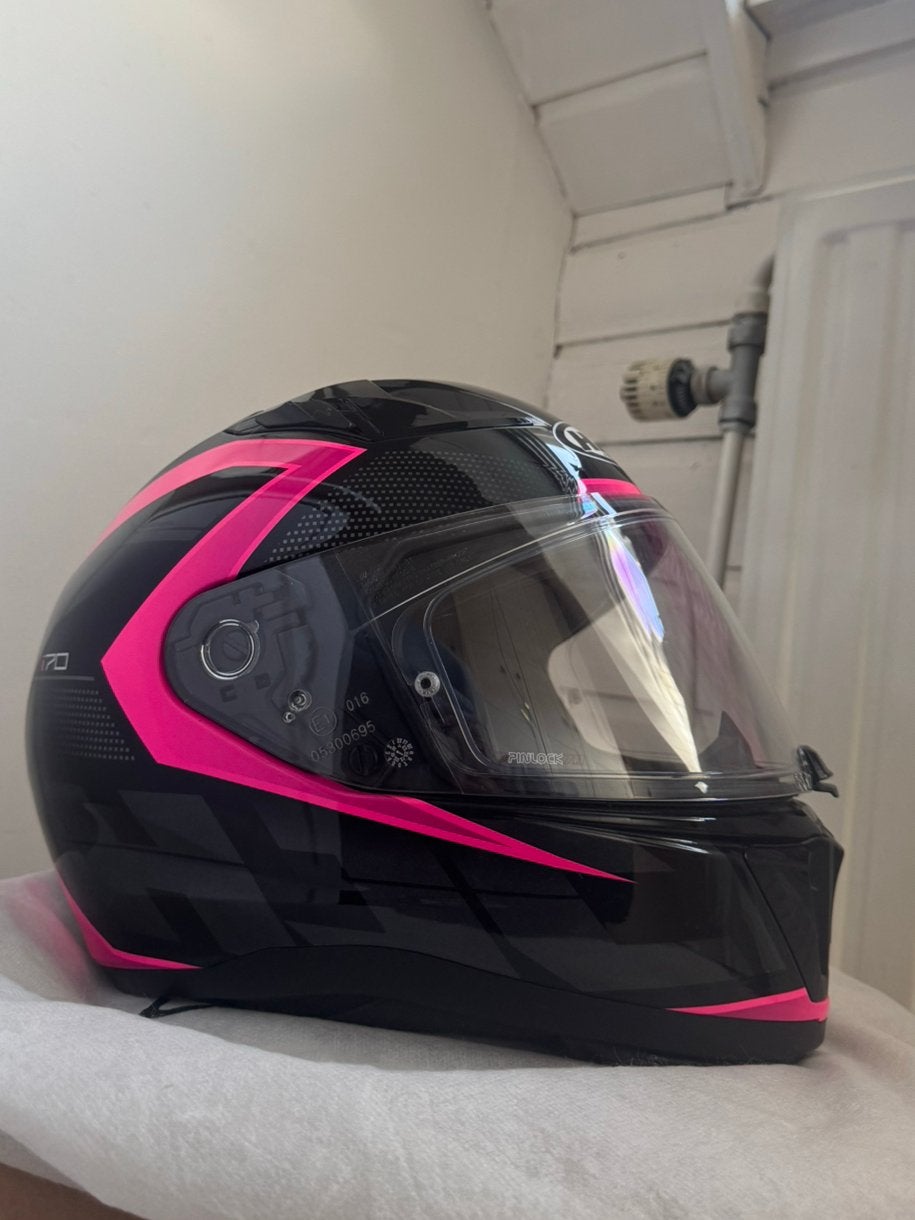 HJC Integraalhelm Dames - Maat XS - Zwart met roze, Ophalen, XS, HJC, Integraalhelm