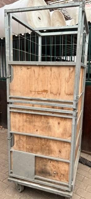 rolcontainer, 100 liter of meer, Ophalen, Gebruikt, Transportkar