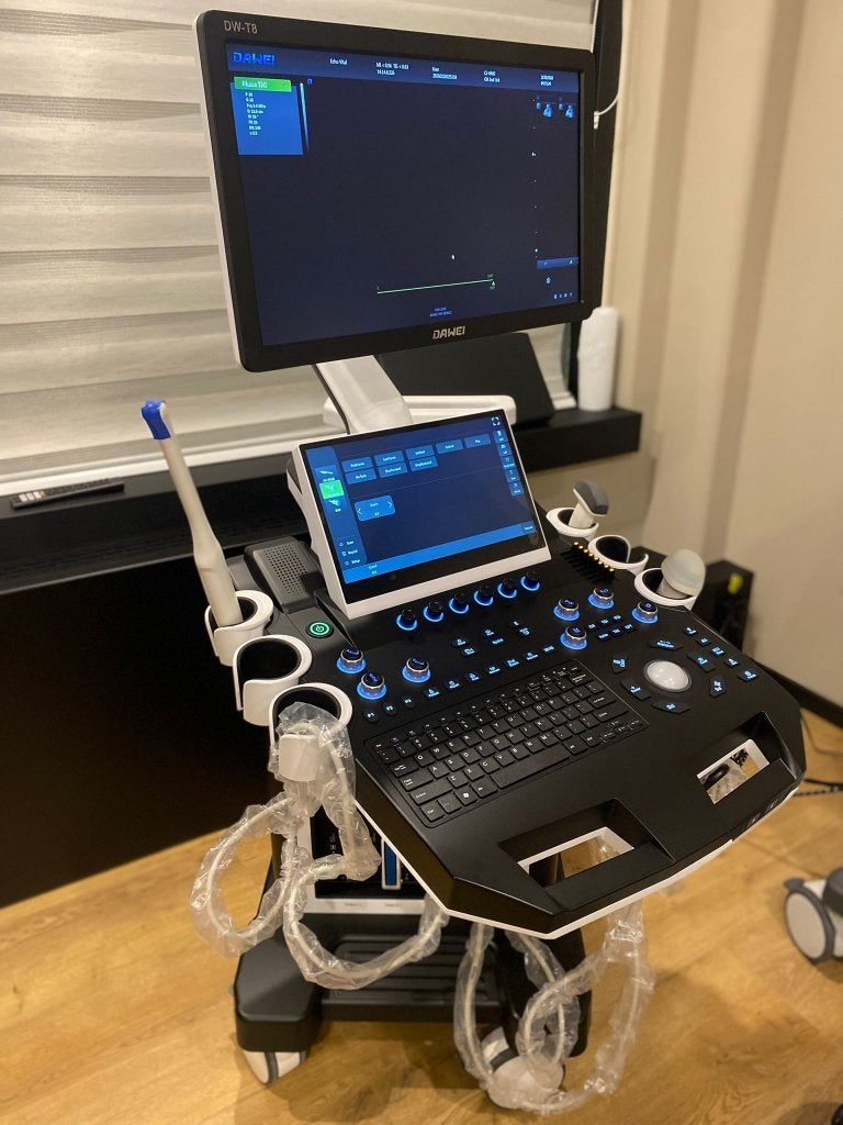 Dawei T8 Echo apparaat – 2D/3D/4D – 3 Probes – Nieuwstaat, Diversen, Ophalen of Verzenden, Zo goed als nieuw