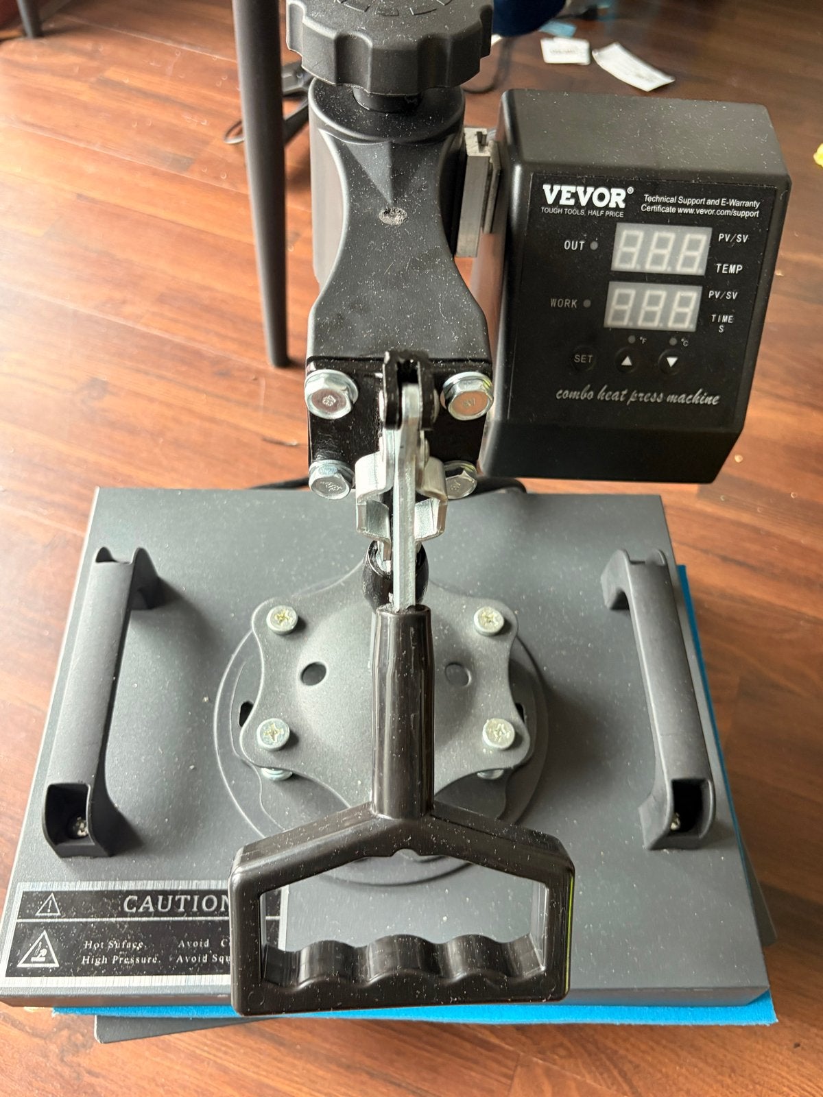Vevor Combo Hittepers Machine voor Crafting, Zwart, Gebruikt, Overige thema's, Machine