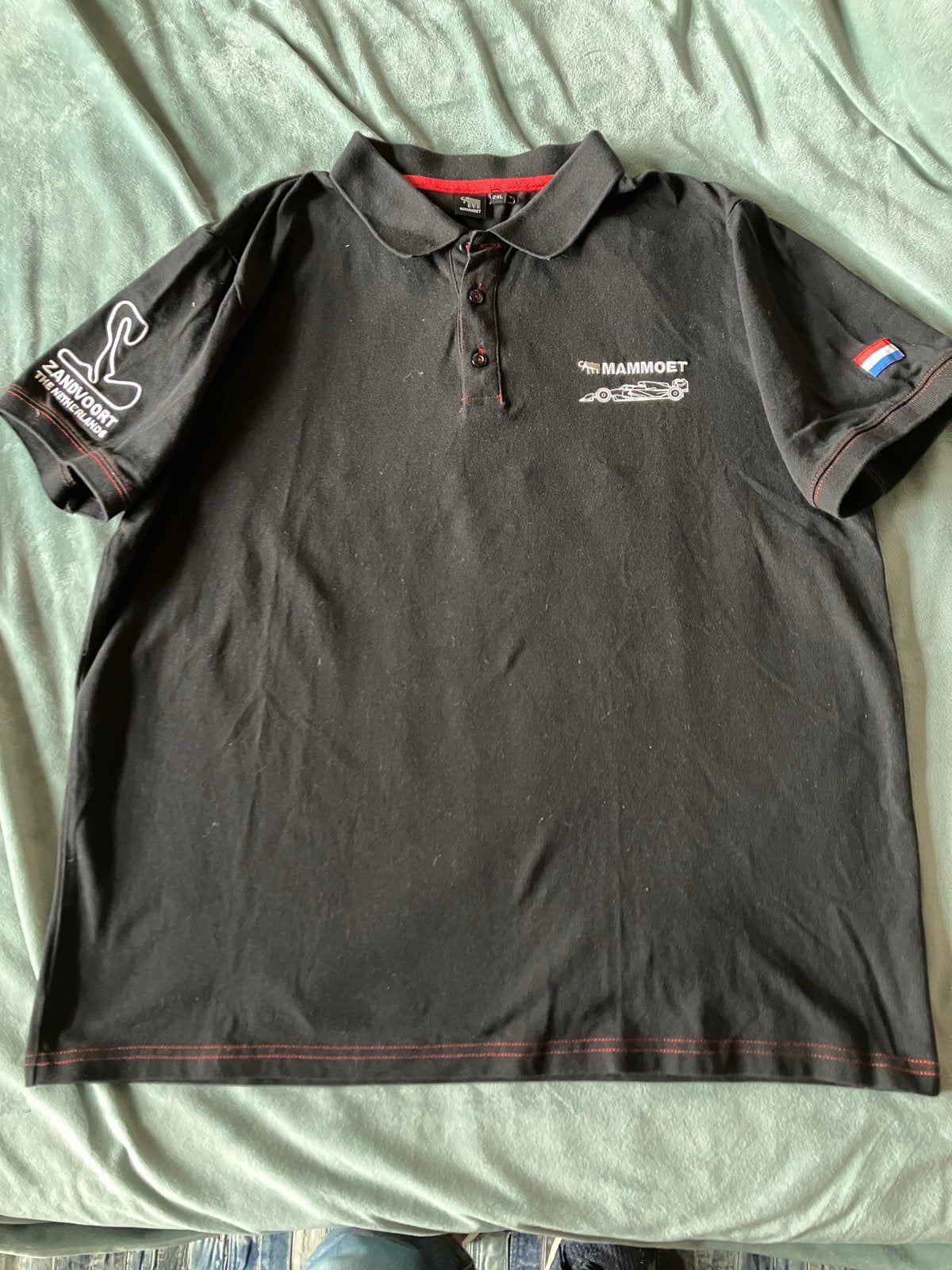 Mammoet Formule 1 Zandvoort Poloshirt Zwart Maat 2XL, Ophalen of Verzenden, Gedragen