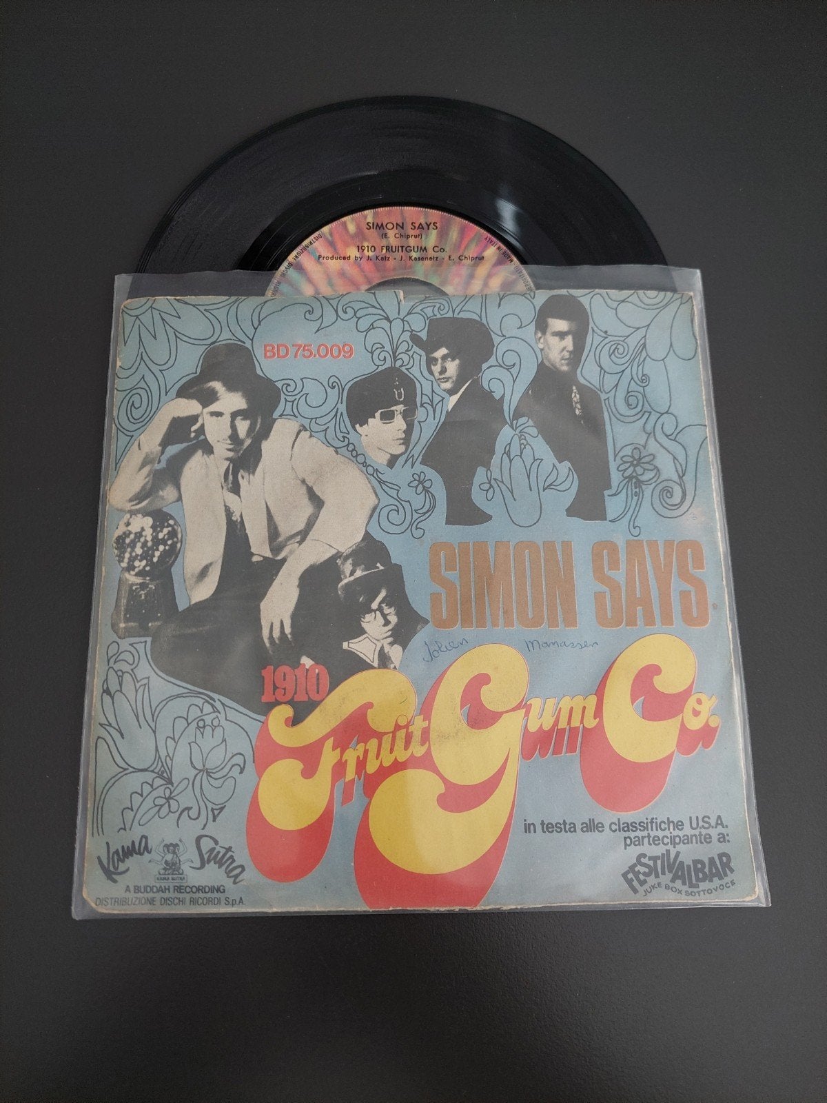 1910 fruitgum co. simon says, Cd's en Dvd's, Vinyl Singles, Ophalen of Verzenden, Gebruikt, 7 inch