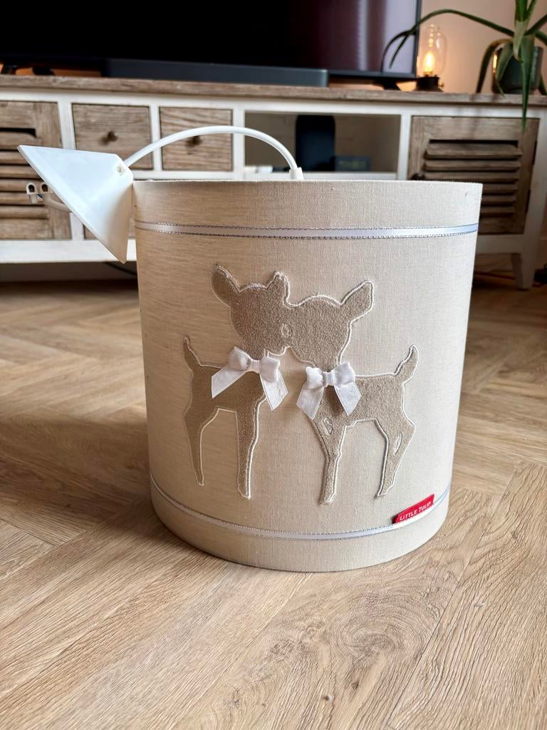 Beige lamp voor babykamer | kinderkamer, Huis en Inrichting, Woonaccessoires | Prullenbakken, Zo goed als nieuw, Minder dan 50 cm