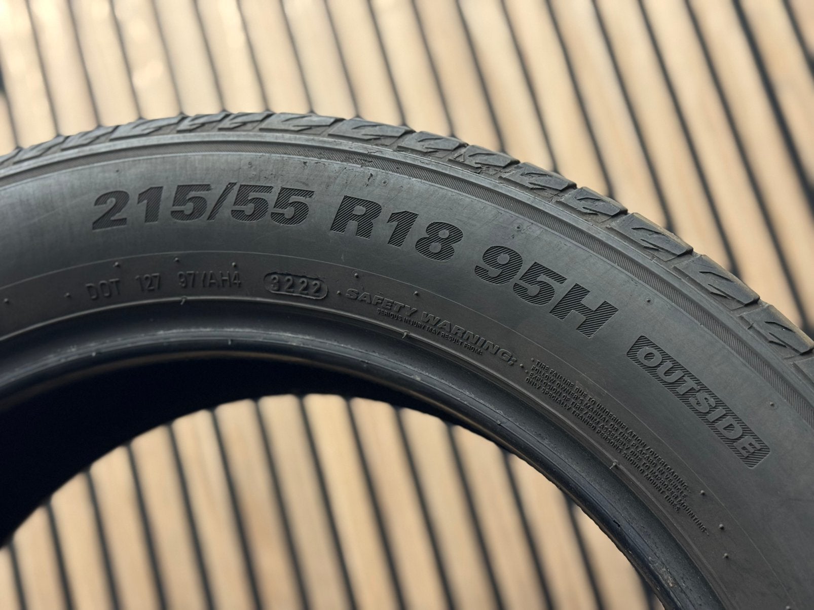 4X 215/55/18 Kumho Ecsta HS51 - 3222 - Zomerbanden, Ophalen, 18 inch, 215 mm, .