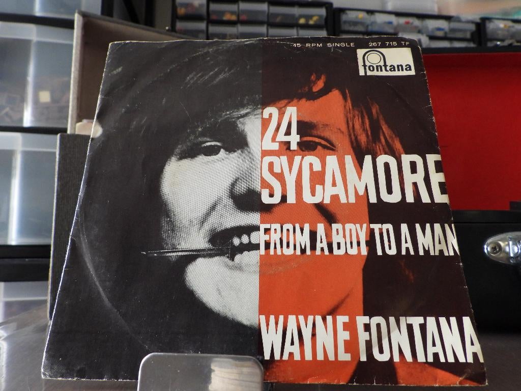 Wayne Fontana – 24 Sycamore - From a boy to a man 1967 nl, Ophalen of Verzenden, Gebruikt, Pop, Single