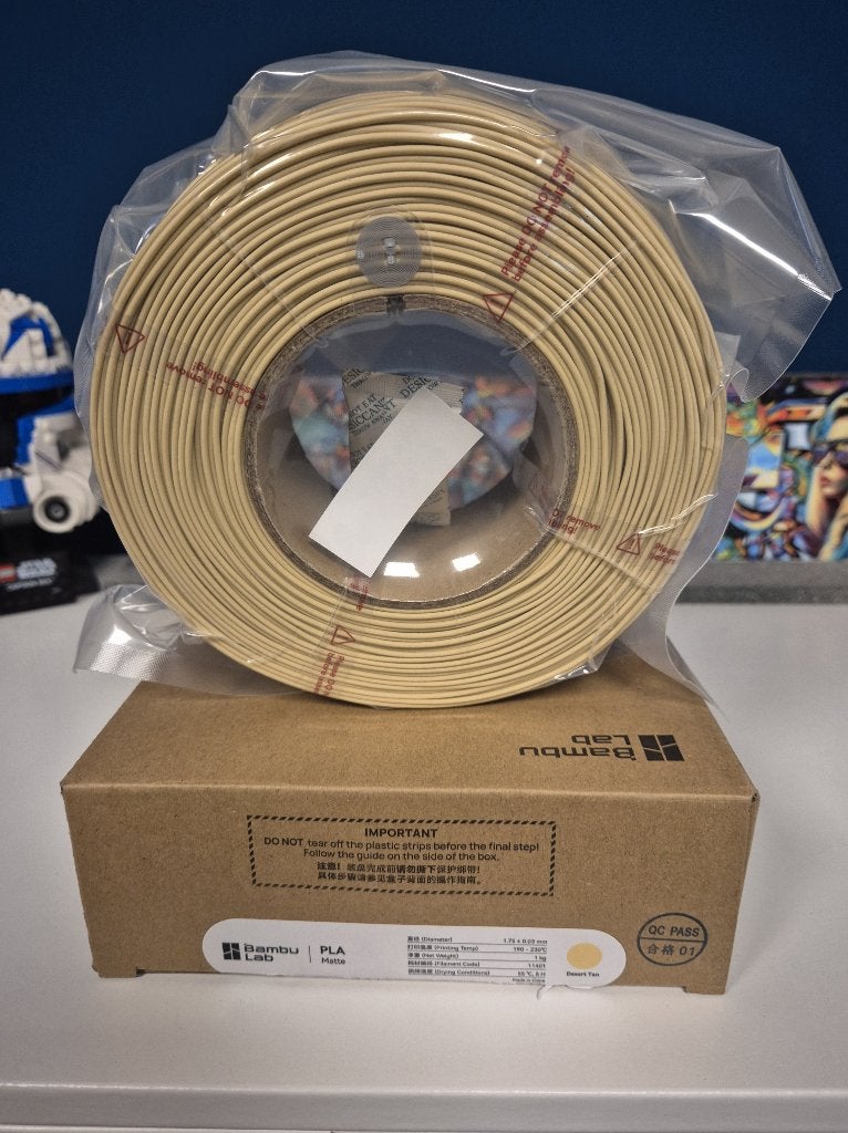 Bambu Lab PLA Matte refill - Desert Tan (1kg), Computers en Software, 3D-printerbenodigheden, Ophalen of Verzenden, Nieuw, Filamentrollen