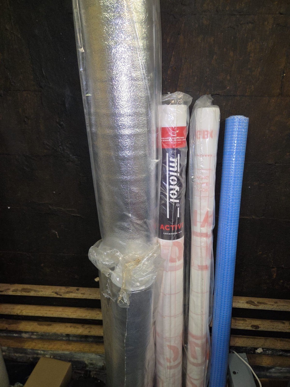 Miofol Active Klimaatfolie met damp-variabel membraam 2 Rol, Minder dan 4 cm, Ophalen of Verzenden, Zo goed als nieuw, 15 m² of meer