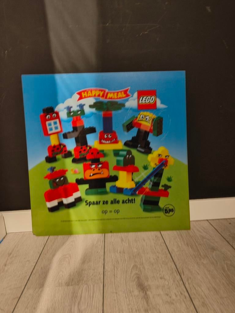Vintage McDonald’s LEGO Happy Meal Lightbox Display / Reclam, Ophalen of Verzenden, Gebruikt