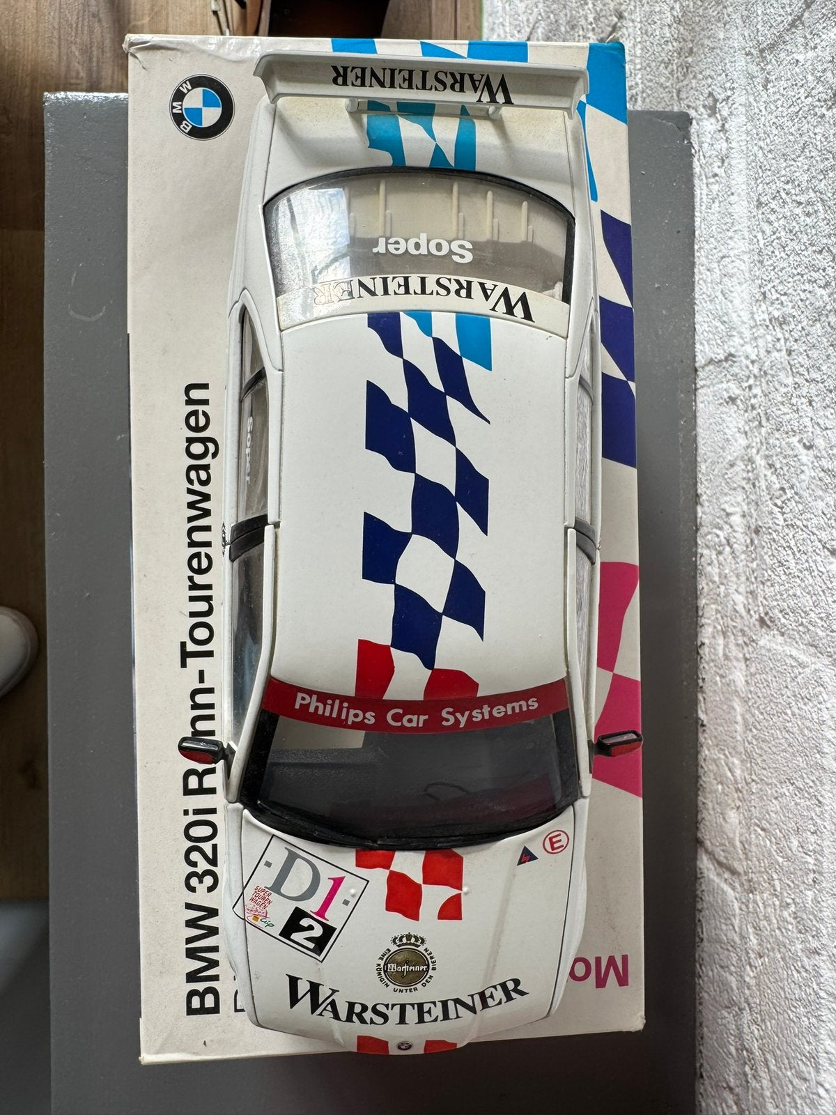 BMW 320I STW 1:18 team Bigazzi, Hobby en Vrije tijd, Modelauto's | 1:18, Ophalen of Verzenden, Gebruikt