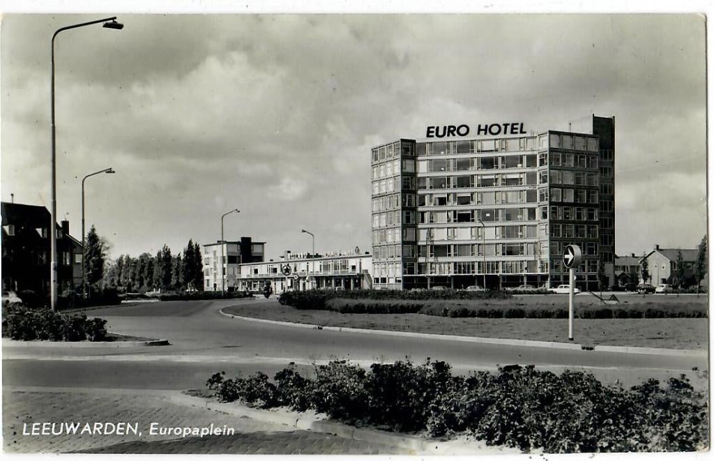 Leeuwarden - Europaplein (2), Verzenden, 1960 tot 1980, Gelopen, Friesland
