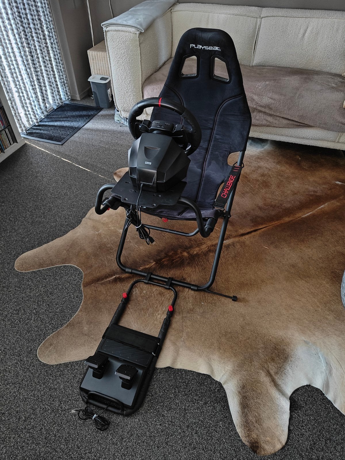 Complete race sim setup Playseat + RWA racestuur, Ophalen, Gebruikt, Playseat of Racestoel, PlayStation 4