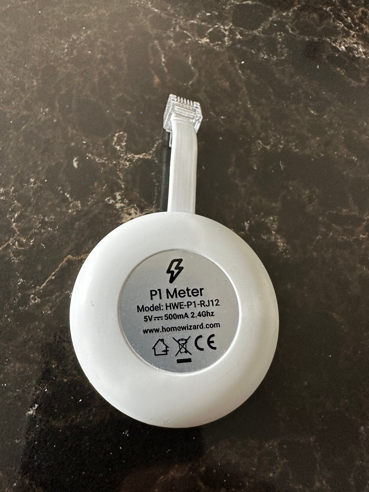 HomeWizard P1 Meter HWE-P1-RJ12 - Slimme Energiemeter, Ophalen of Verzenden, Zo goed als nieuw